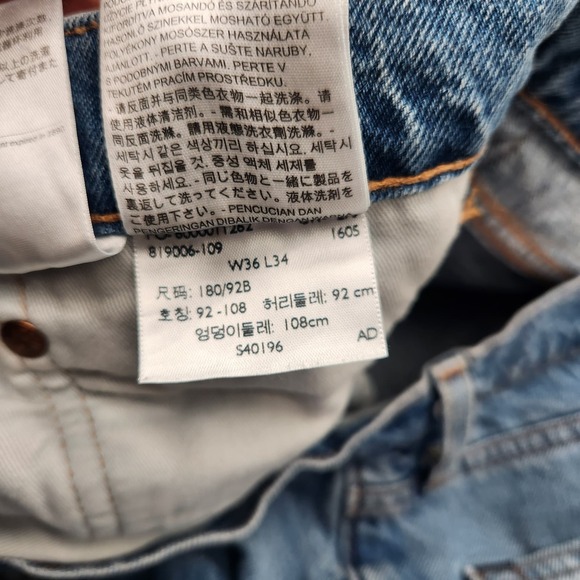 Levi's Jeans Men's Levis Jeans Lot 502 Size W36xL34 - Picture 10 of 15